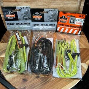 set of 3 🆕 Ergodyne Squids Tool Lanyards & Connectors